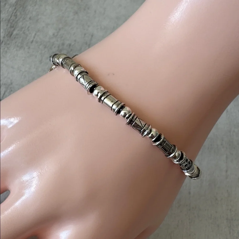 Shablool Israel 925 Sterling Silver Beaded Balls Charming Bracelet